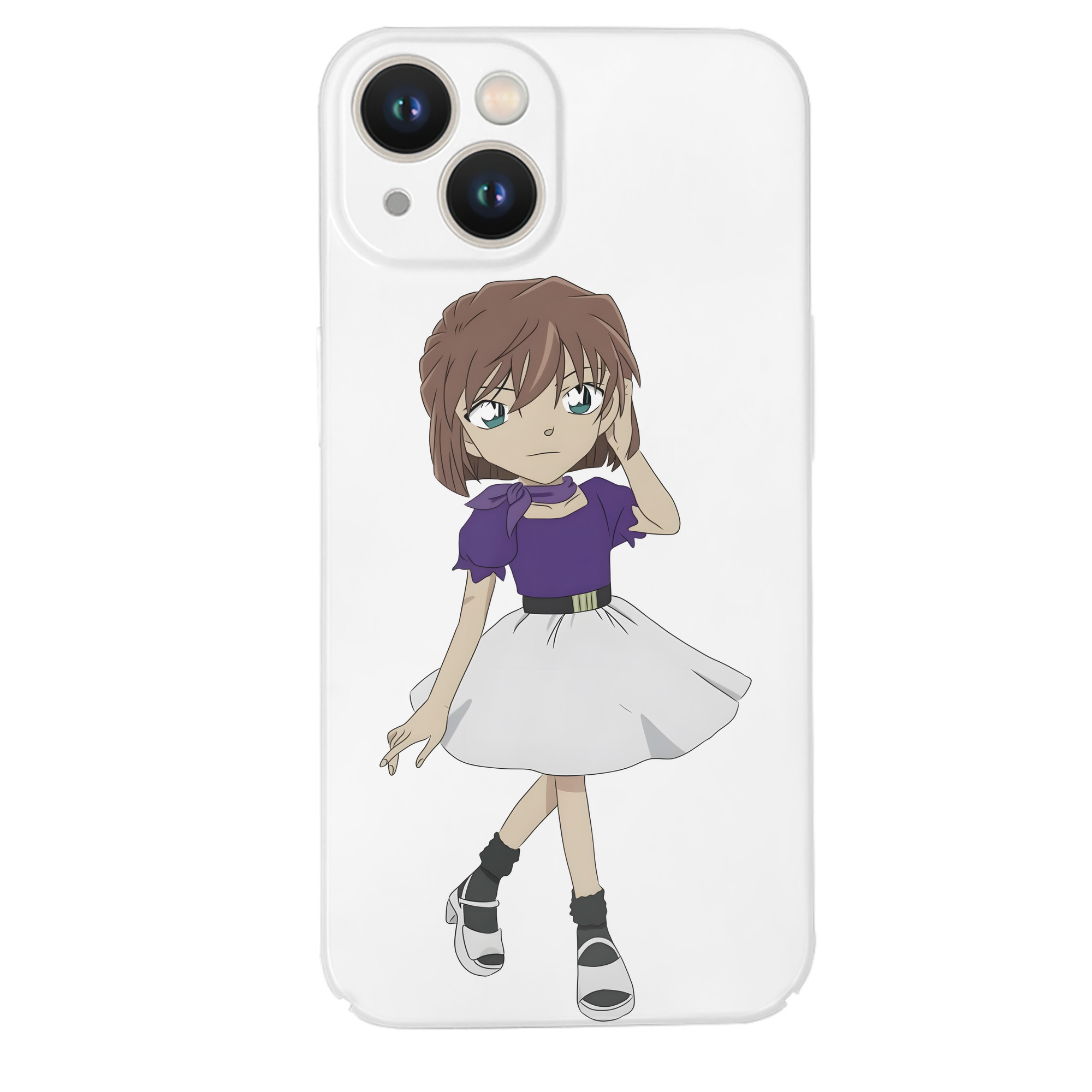 （画像用） 名探偵コナン 灰原 哀 はいばら あい Detective Conan Anita Hailey、Vi Graythorn Haibara Ai 【iPhone 14シリーズ対応】ハードケース